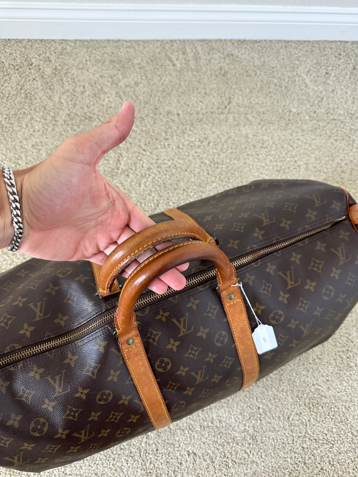 Louis Vuitton Monogram Keepall 55 Travel Boston Bag GG79
