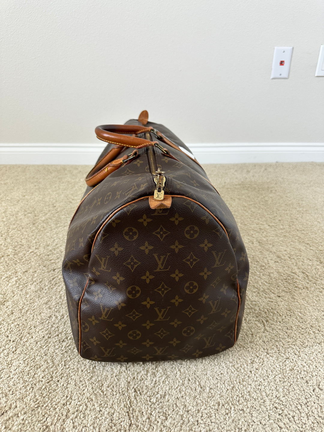 Louis Vuitton Monogram Keepall 55 Travel Boston Bag GG79