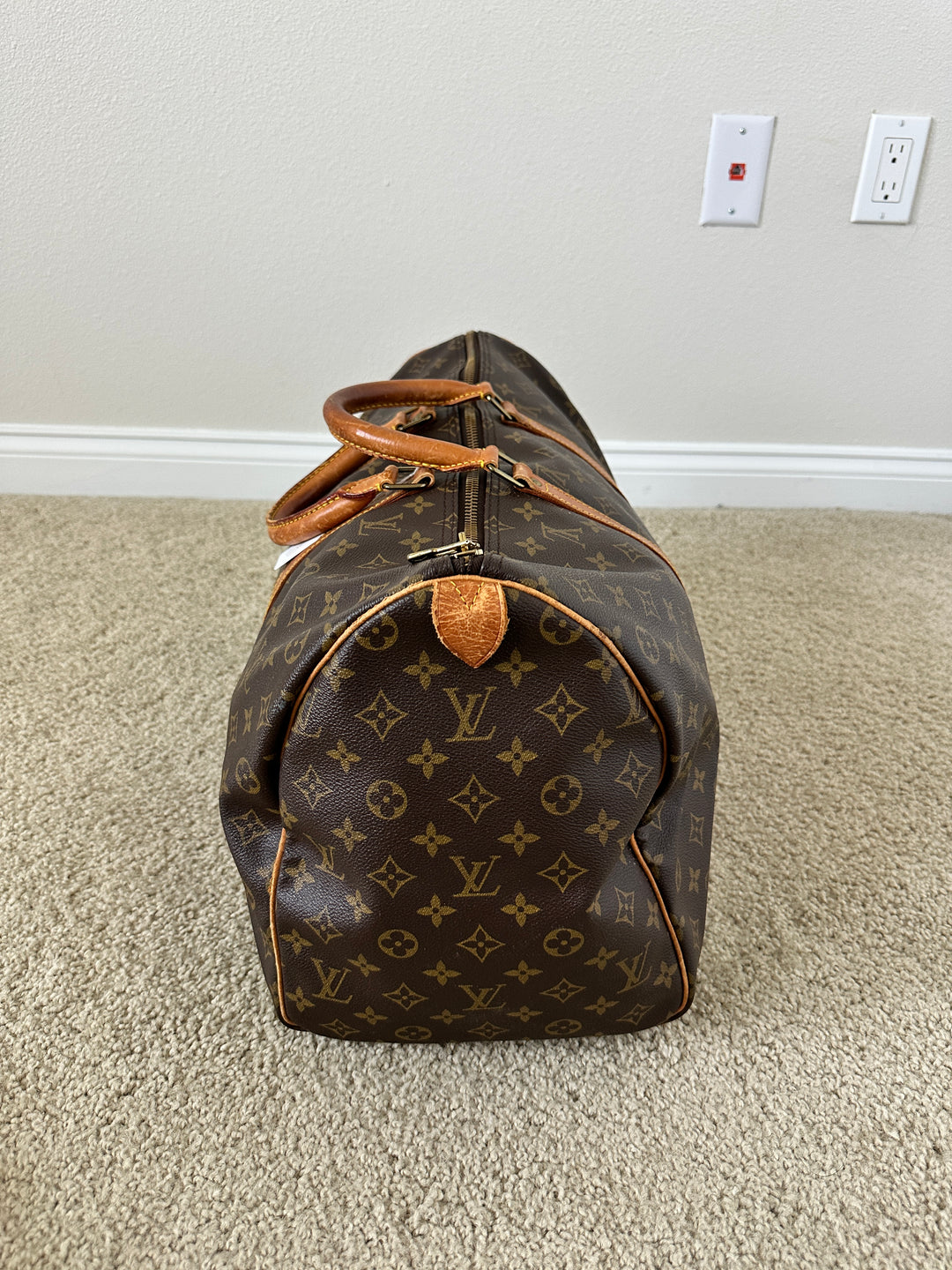 Louis Vuitton Monogram Keepall 50 Travel Boston Bag GG83