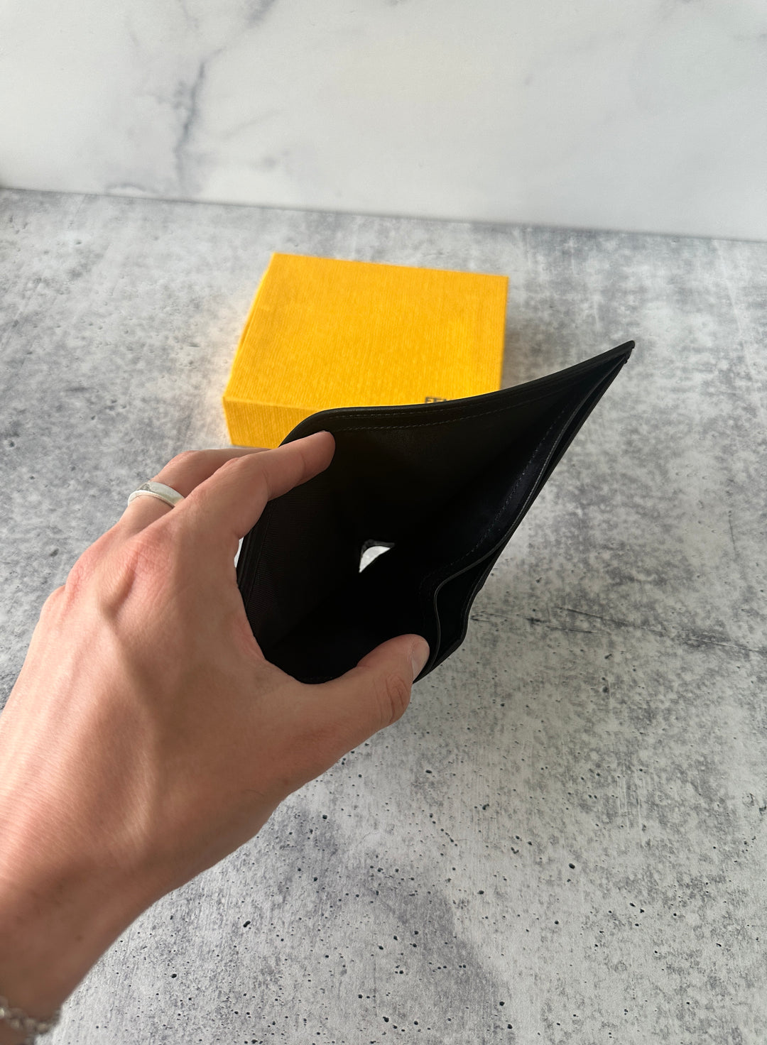 Fendi Canvas x Leather Zucca Bifold Wallet QA14