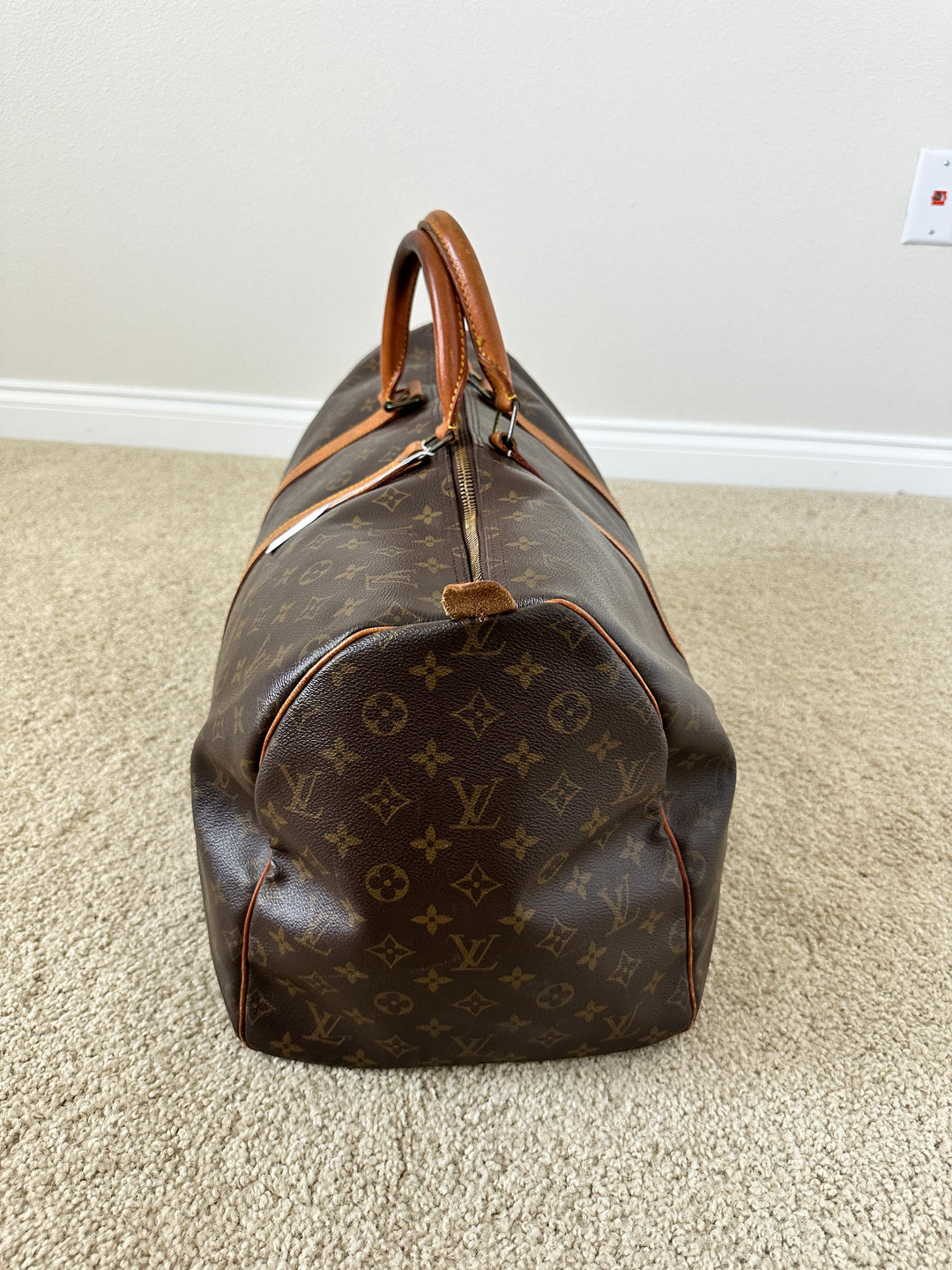 Louis Vuitton Monogram Keepall 55 Travel Boston Bag GG79