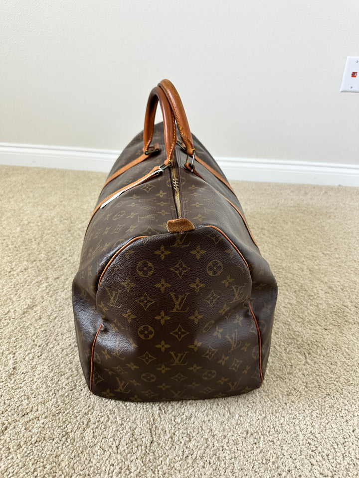 Louis Vuitton Monogram Keepall 55 Travel Boston Bag GG79