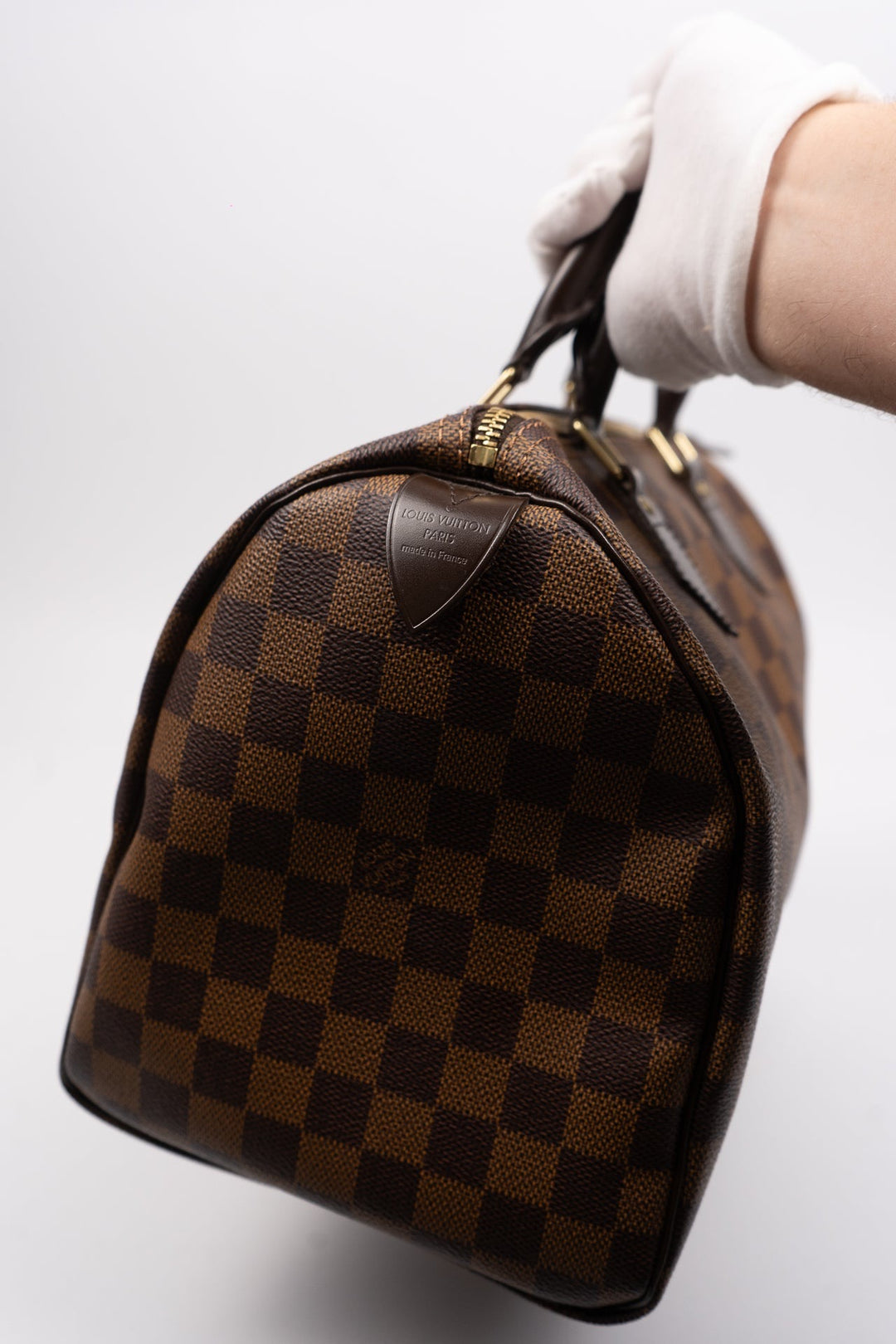 Louis Vuitton Damier Speedy 30 Brown EX9