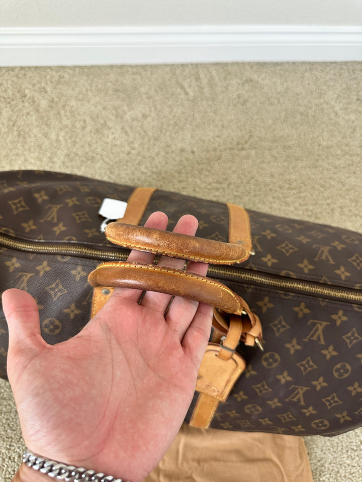 Louis Vuitton Monogram Keepall 55 Travel Boston Bag GG77