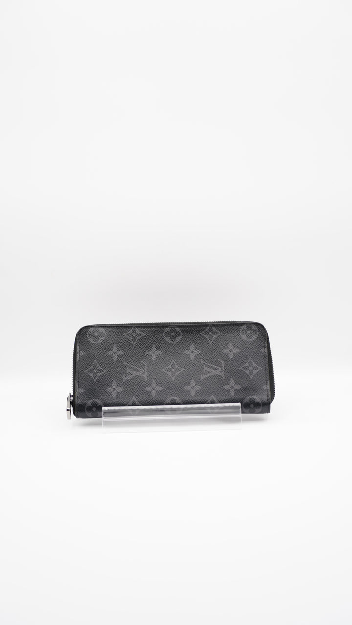 Louis Vuitton Monogram Eclipse Travel Organizer Long Wallet Black TT2