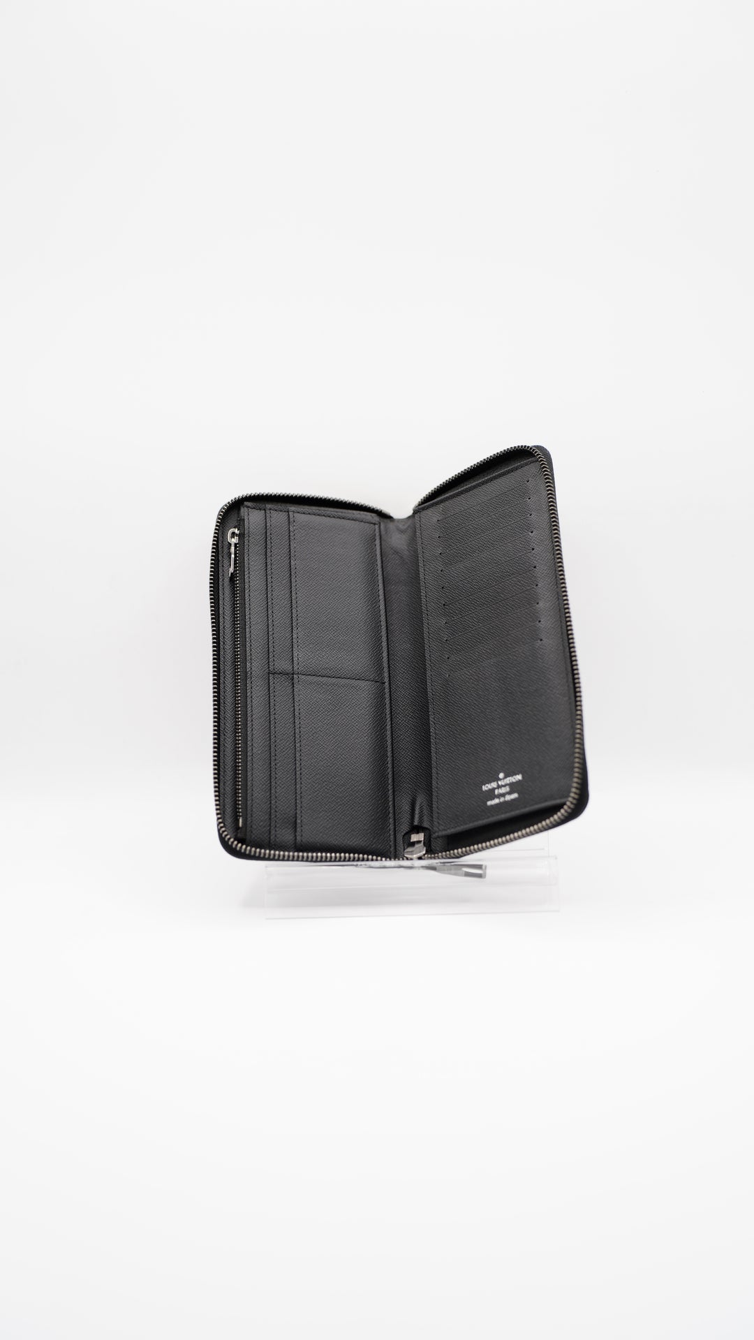 Louis Vuitton Monogram Eclipse Travel Organizer Long Wallet Black TT2