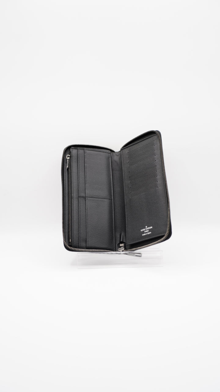 Louis Vuitton Monogram Eclipse Travel Organizer Long Wallet Black TT2