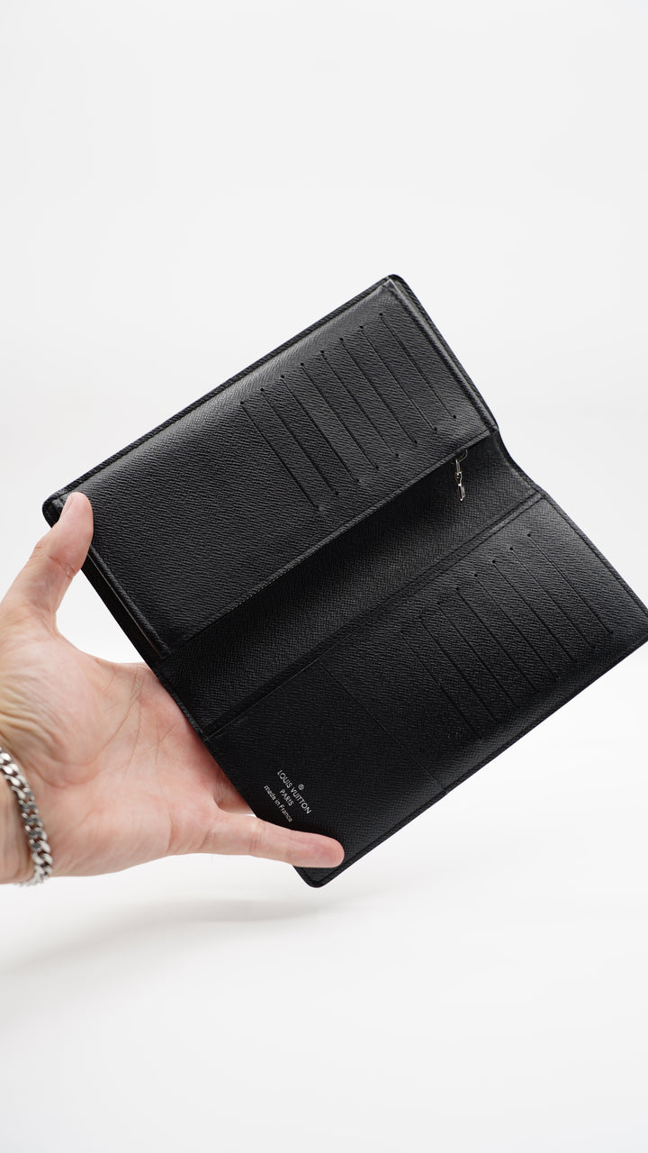 Louis Vuitton Damier Graphite Brazza Long Travel Bifold Wallet AW2