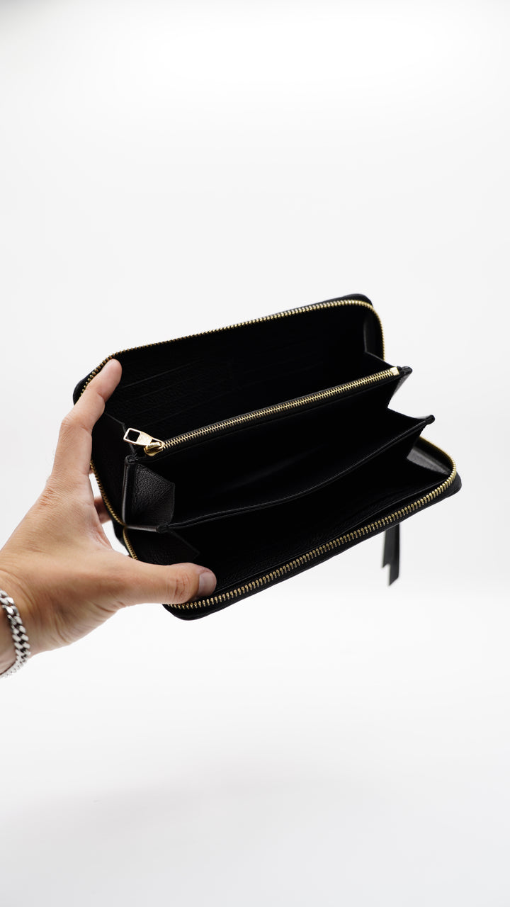 Louis Vuitton Empreinte Zippy Wallet Noir Black w/Full Inclusion SF22