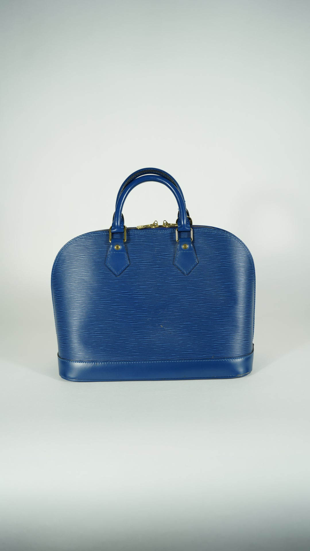 Louis Vuitton Epi Alma PM Bag Blue SF30