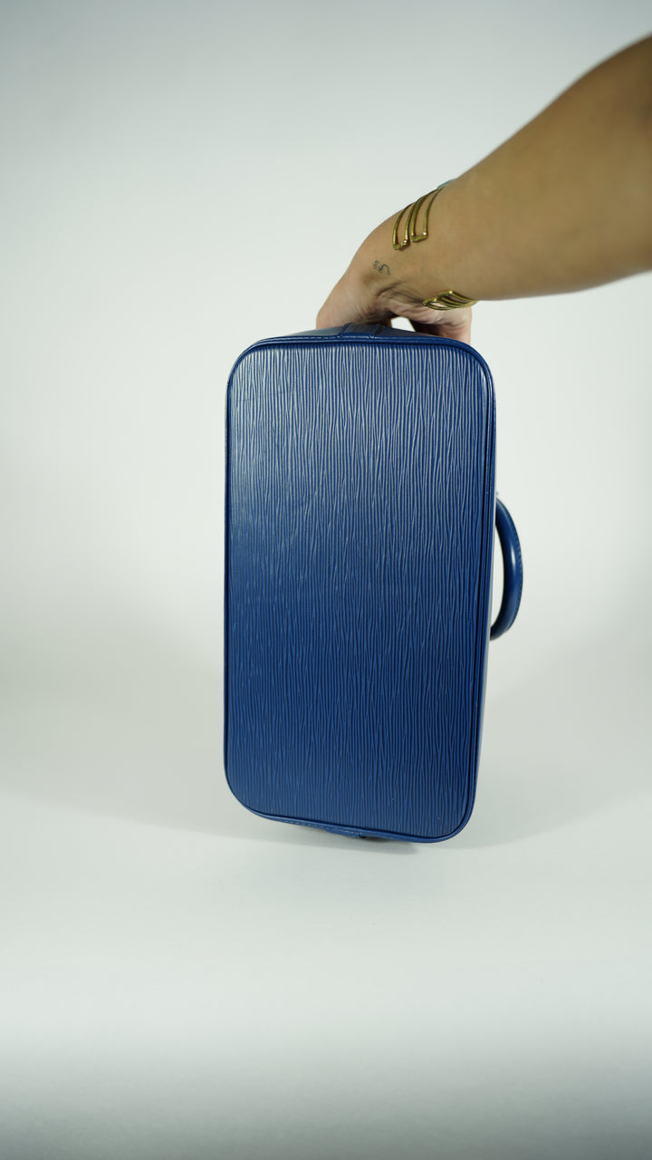 Louis Vuitton Epi Alma PM Bag Blue SF30