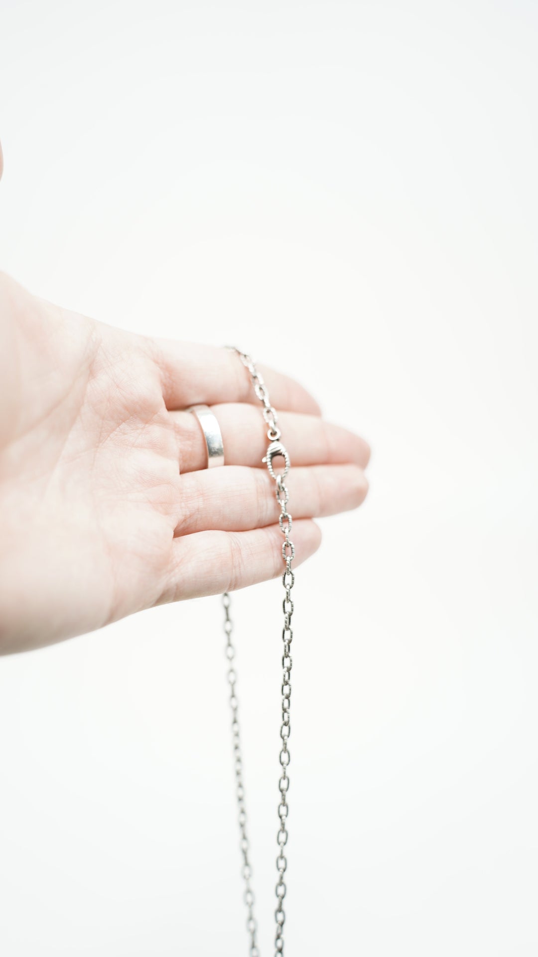 Gucci Interlocking G Arabesque 925 Silver Necklace BM39