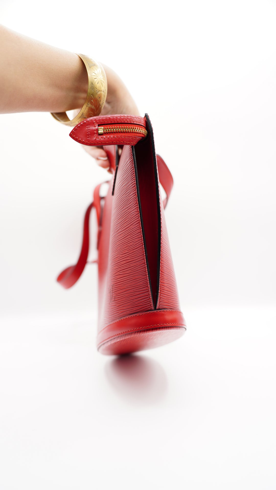 Louis Vuitton Epi Red PM Saint-Jacques Tote Bag SF45