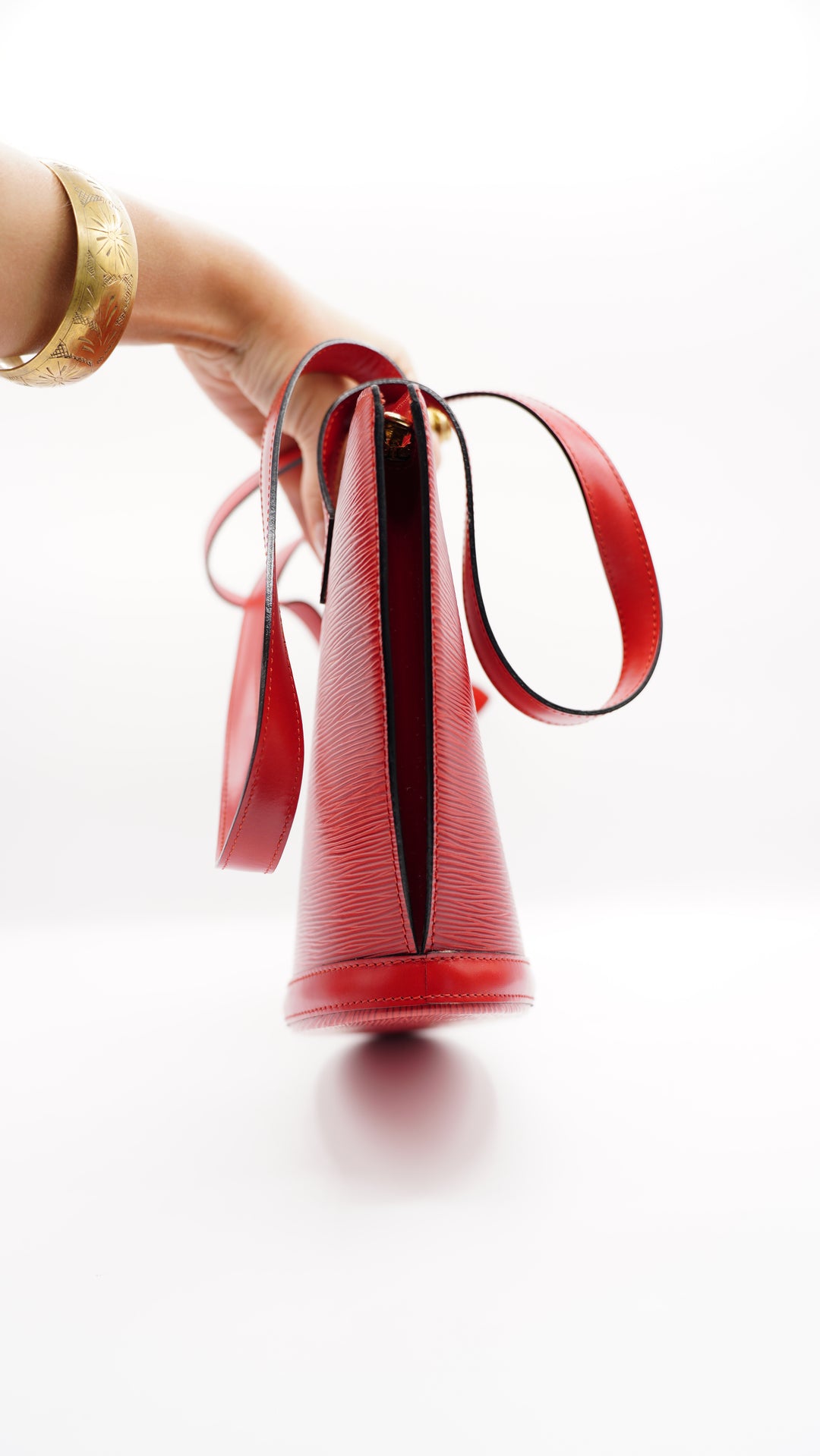 Louis Vuitton Epi Red PM Saint-Jacques Tote Bag SF45