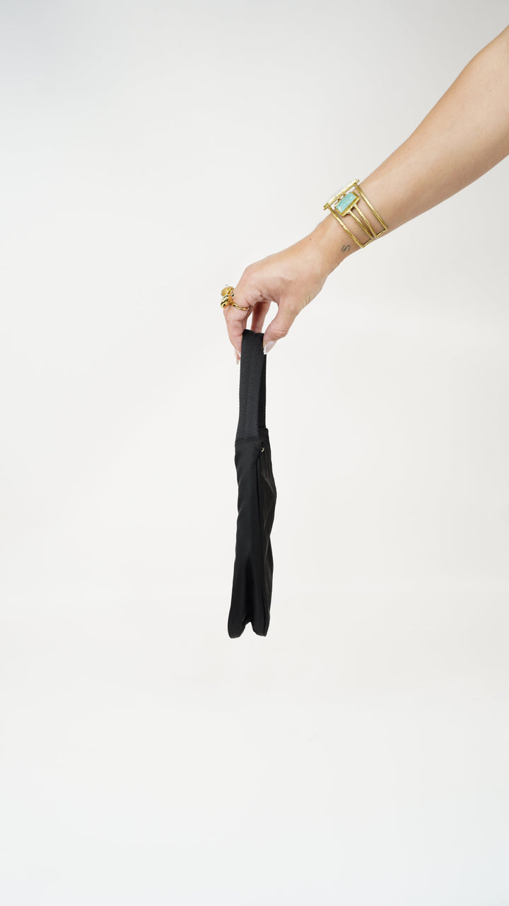 Prada Nylon Shoulder Bag Black HI79