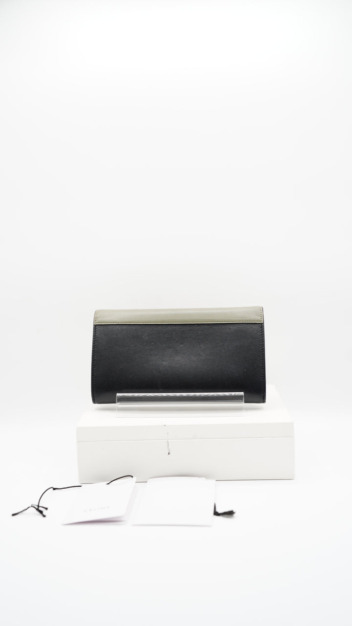 Celine Smooth Calfskin Block Trifold Envelope Wallet w/Full Inclusion SU1