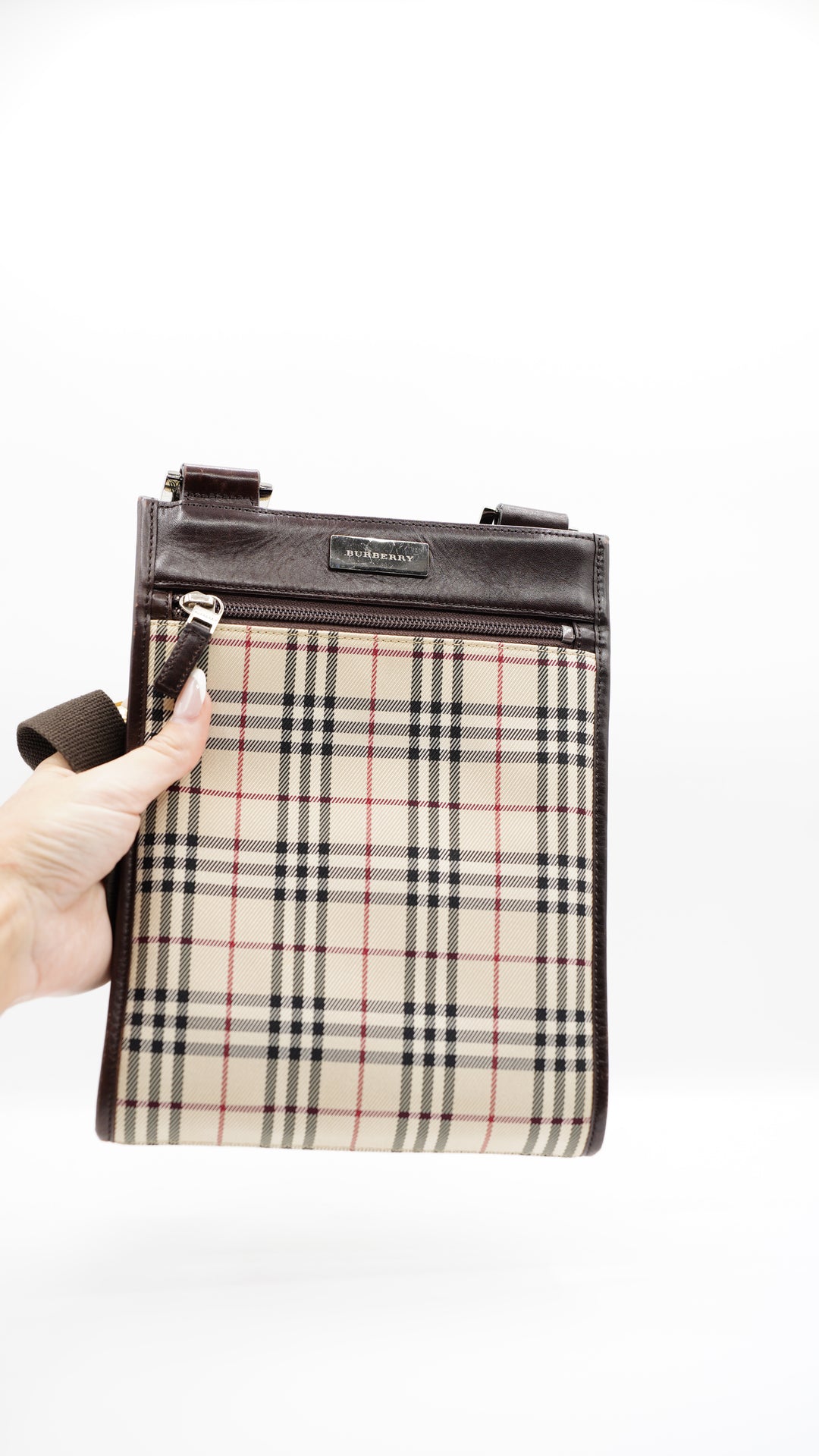Burberry Nova Check Crossbody Bag Beige #103