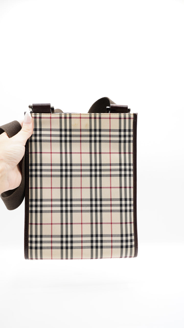Burberry Nova Check Crossbody Bag Beige #103