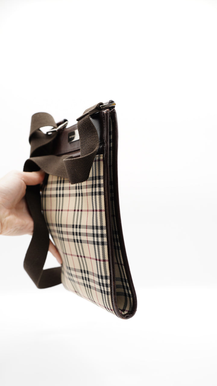 Burberry Nova Check Crossbody Bag Beige #103