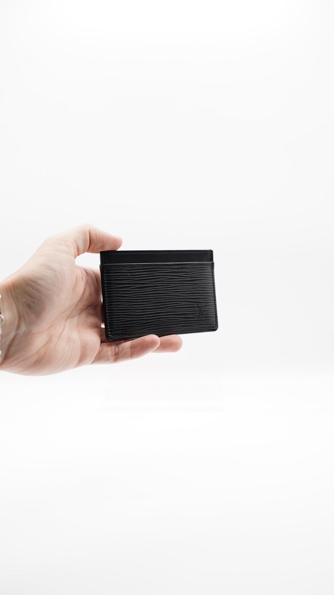 Louis Vuitton Epi Black Card Holder MK27