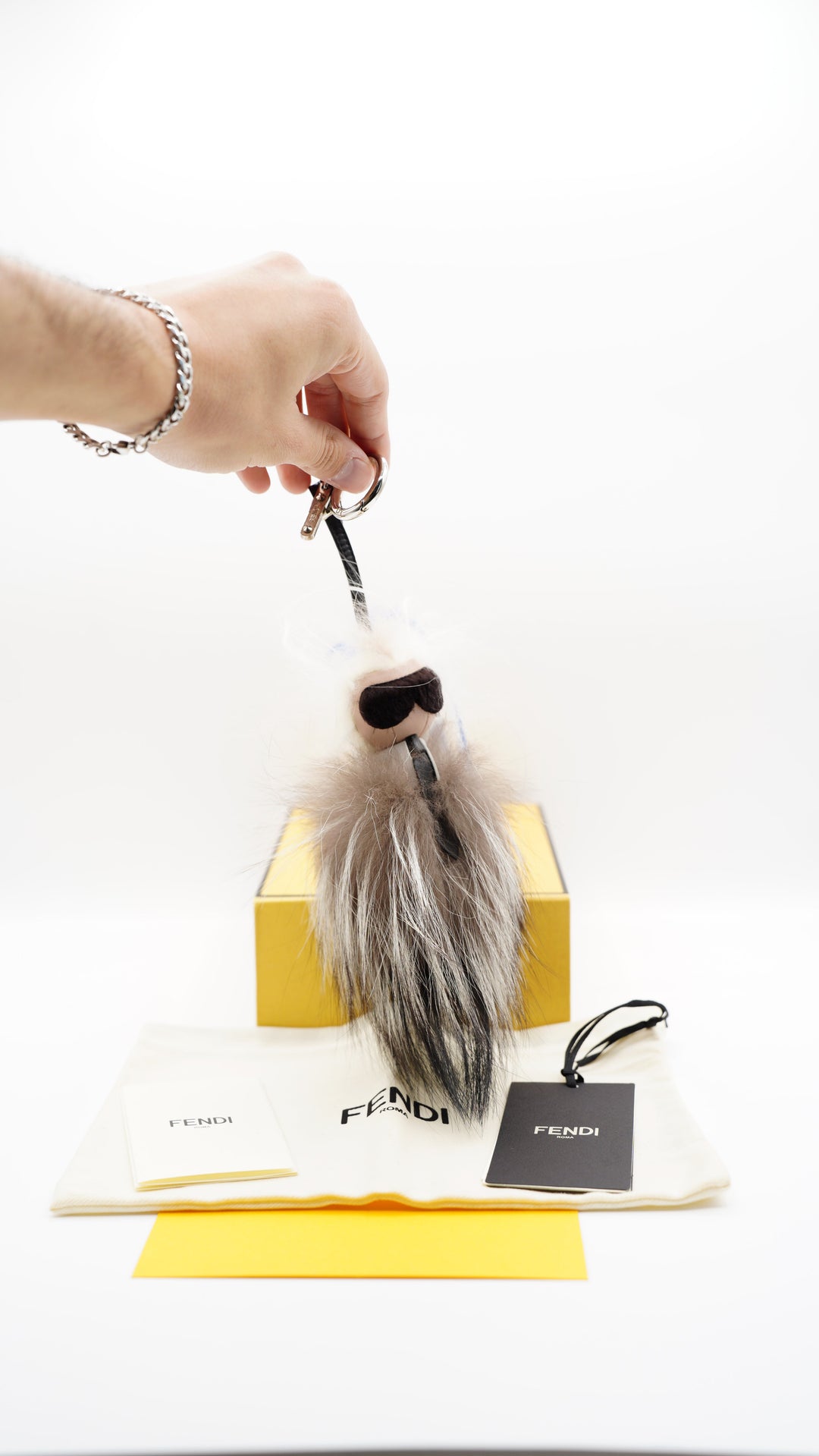 Fendi Karl Lagerfield Bag Charm MK21