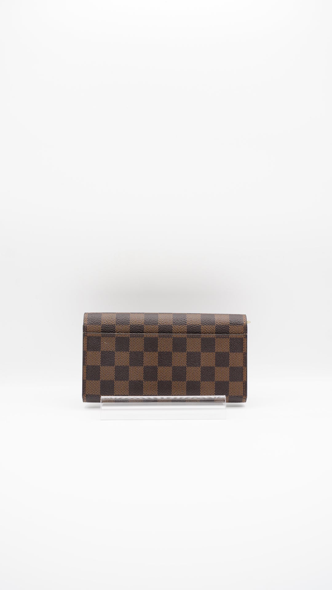 Louis Vuitton Damier Ebene Sarah Envelope Long Wallet #116