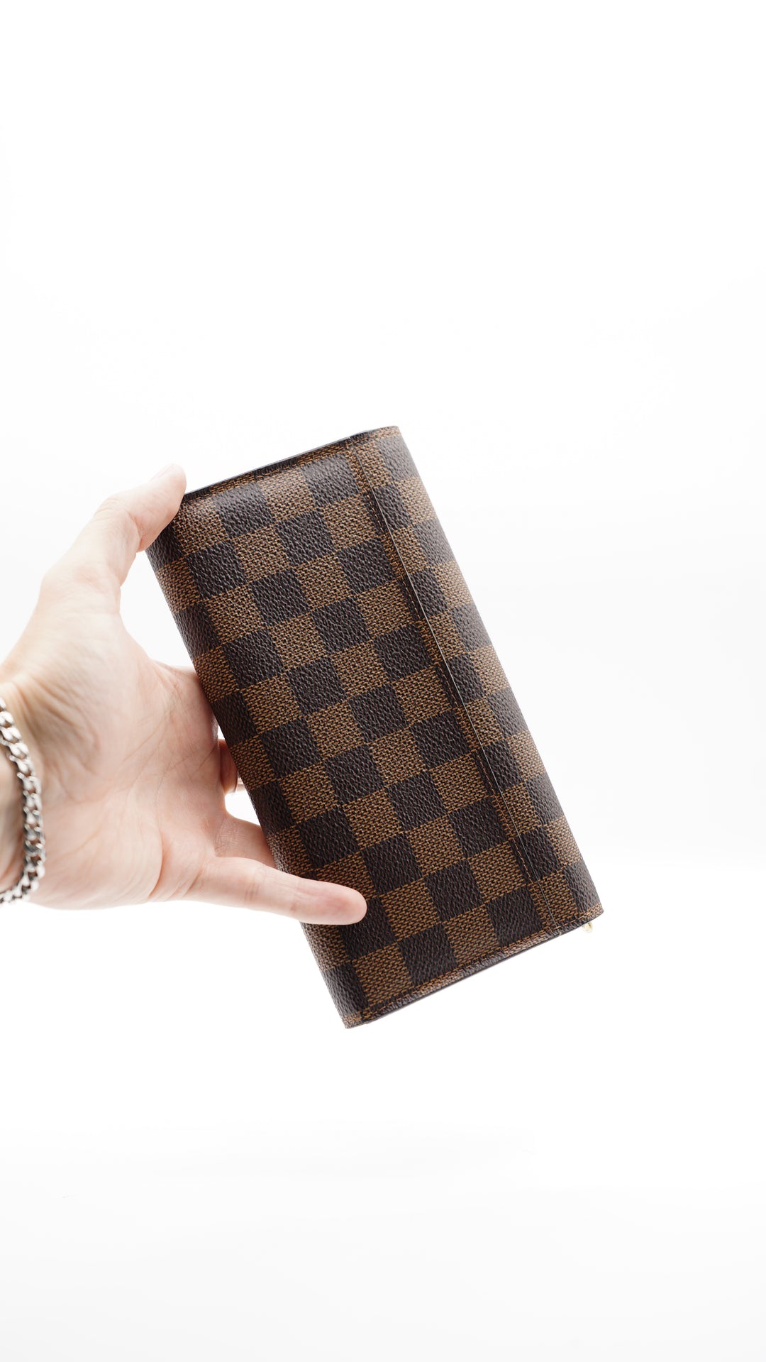 Louis Vuitton Damier Ebene Sarah Envelope Long Wallet #116