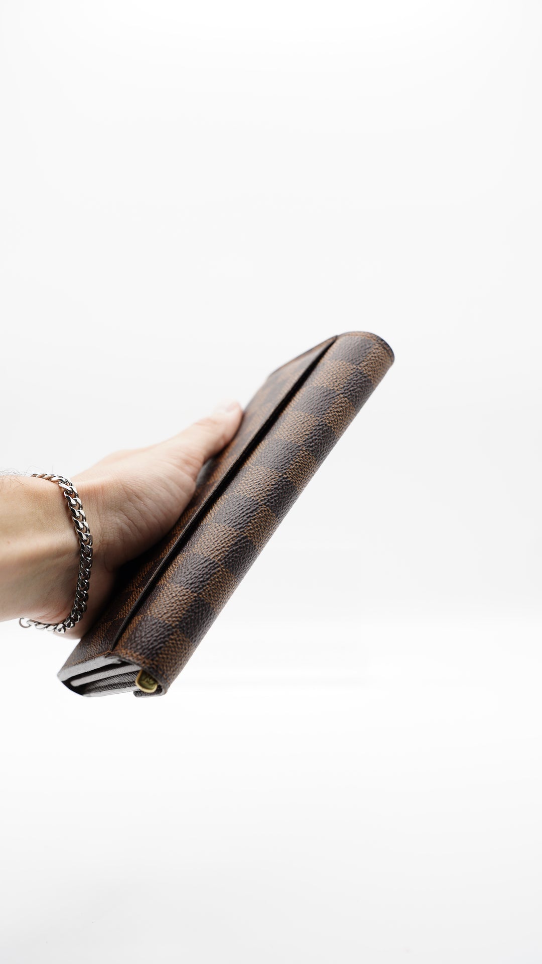 Louis Vuitton Damier Ebene Sarah Envelope Long Wallet #116