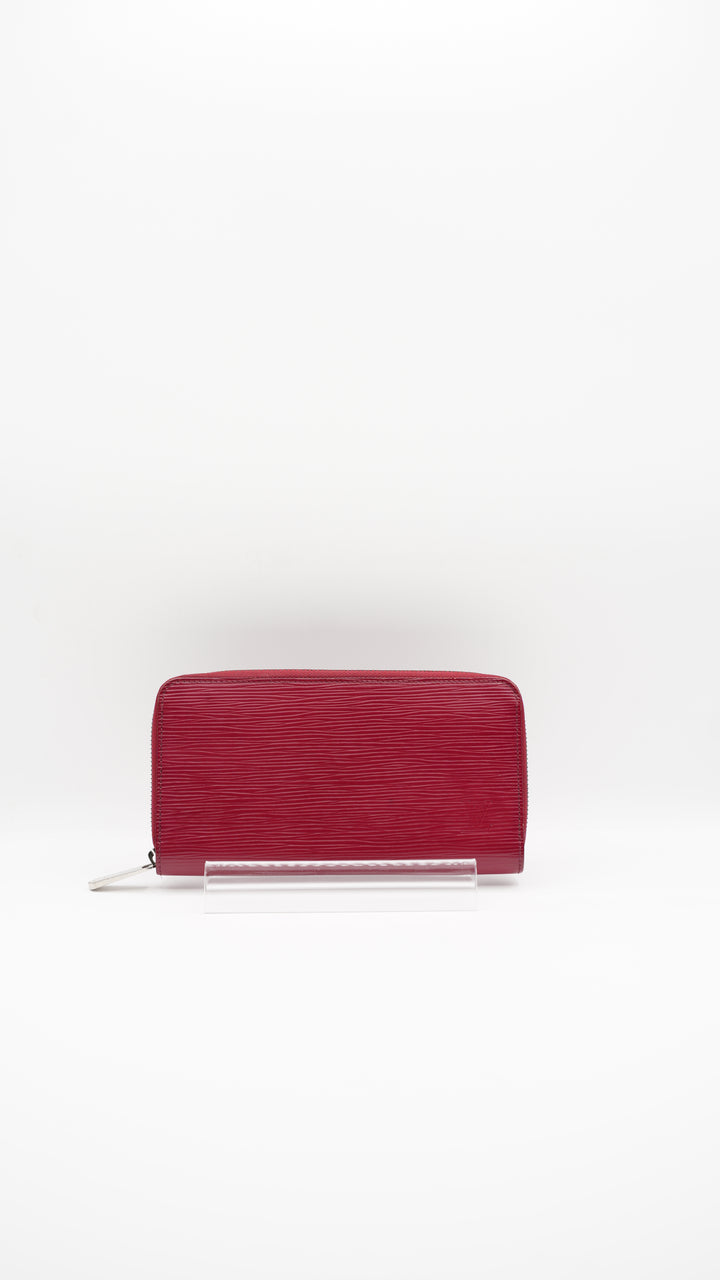Louis Vuitton Epi Magenta Long Zippy Wallet #115