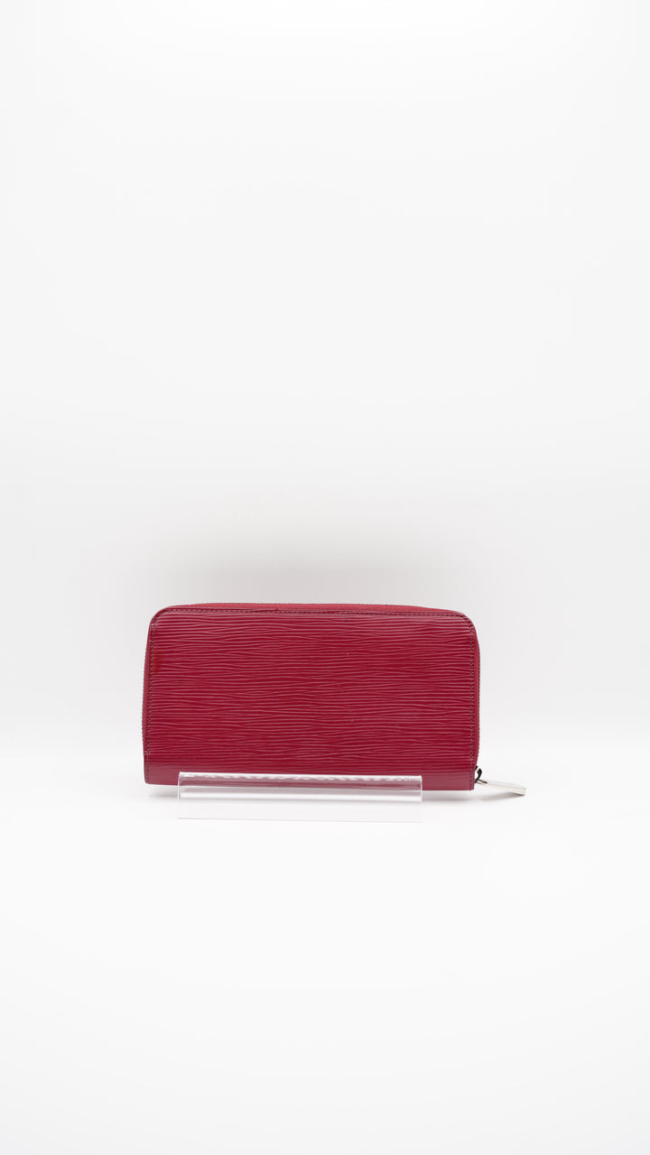 Louis Vuitton Epi Magenta Long Zippy Wallet #115