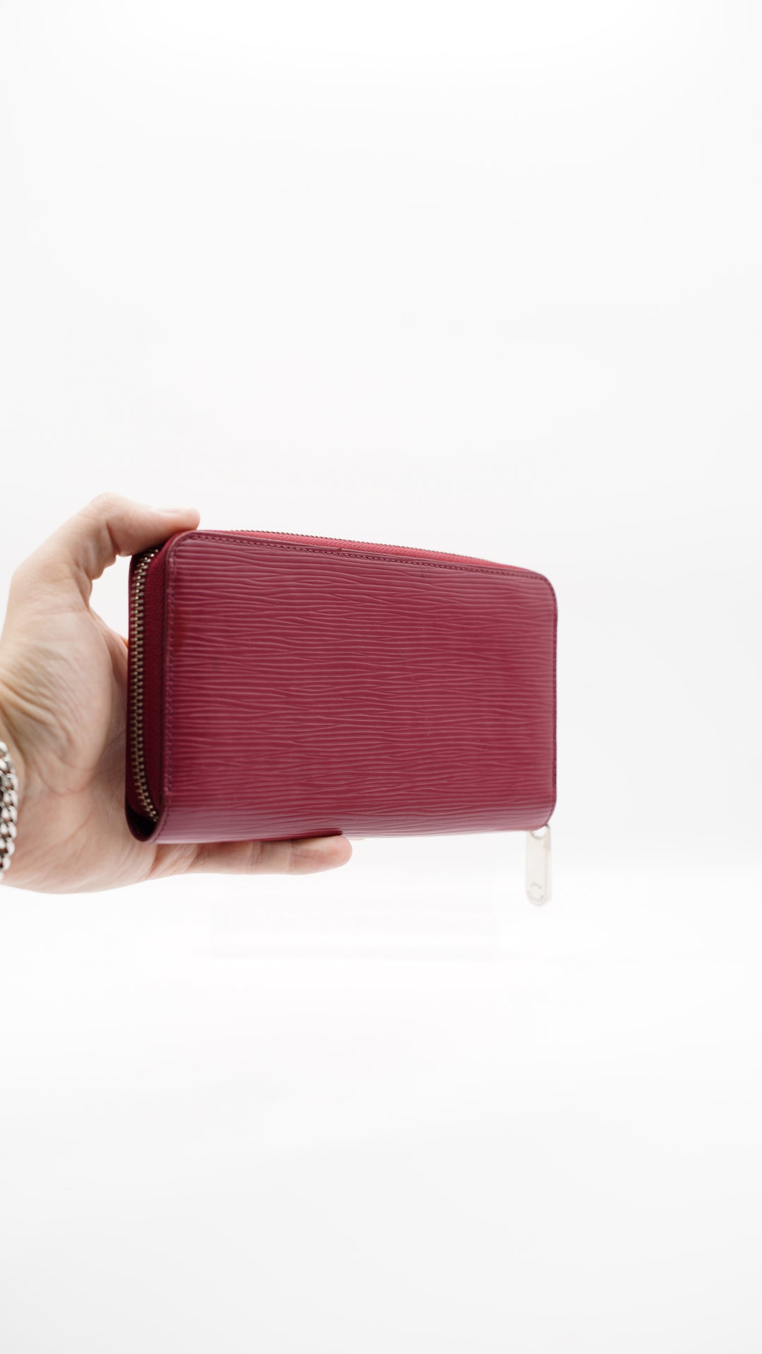 Louis Vuitton Epi Magenta Long Zippy Wallet #115