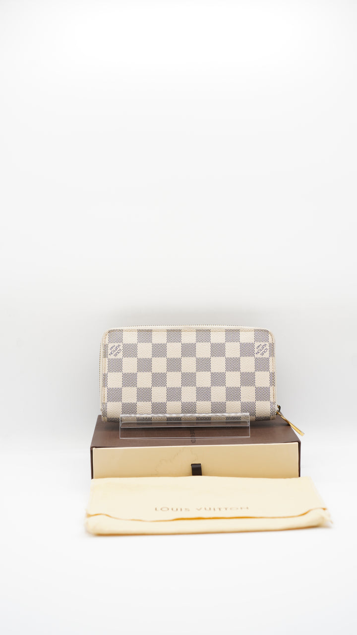 Louis Vuitton Damier Azur Zippy Long Wallet w/Full Inclusion #120