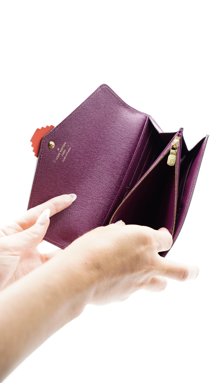 Louis Vuitton Monogram Limited Edition Totem Sarah Long Wallet #121