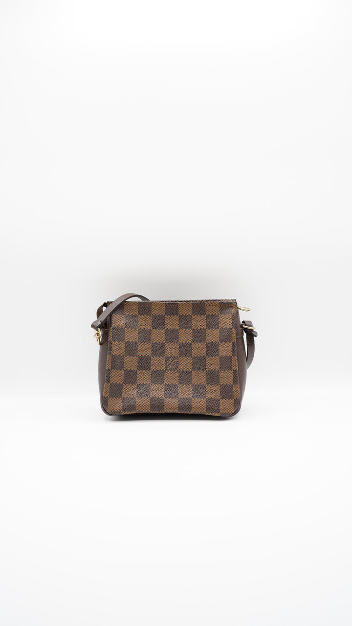 Louis Vuitton Damier Trousse Make-up Pouch Shoulder Bag #123