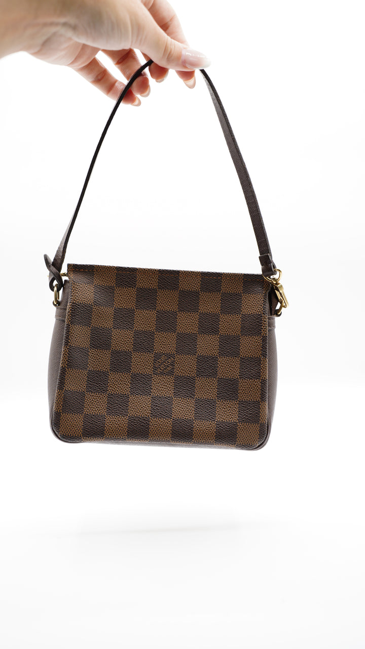Louis Vuitton Damier Trousse Make-up Pouch Shoulder Bag #123