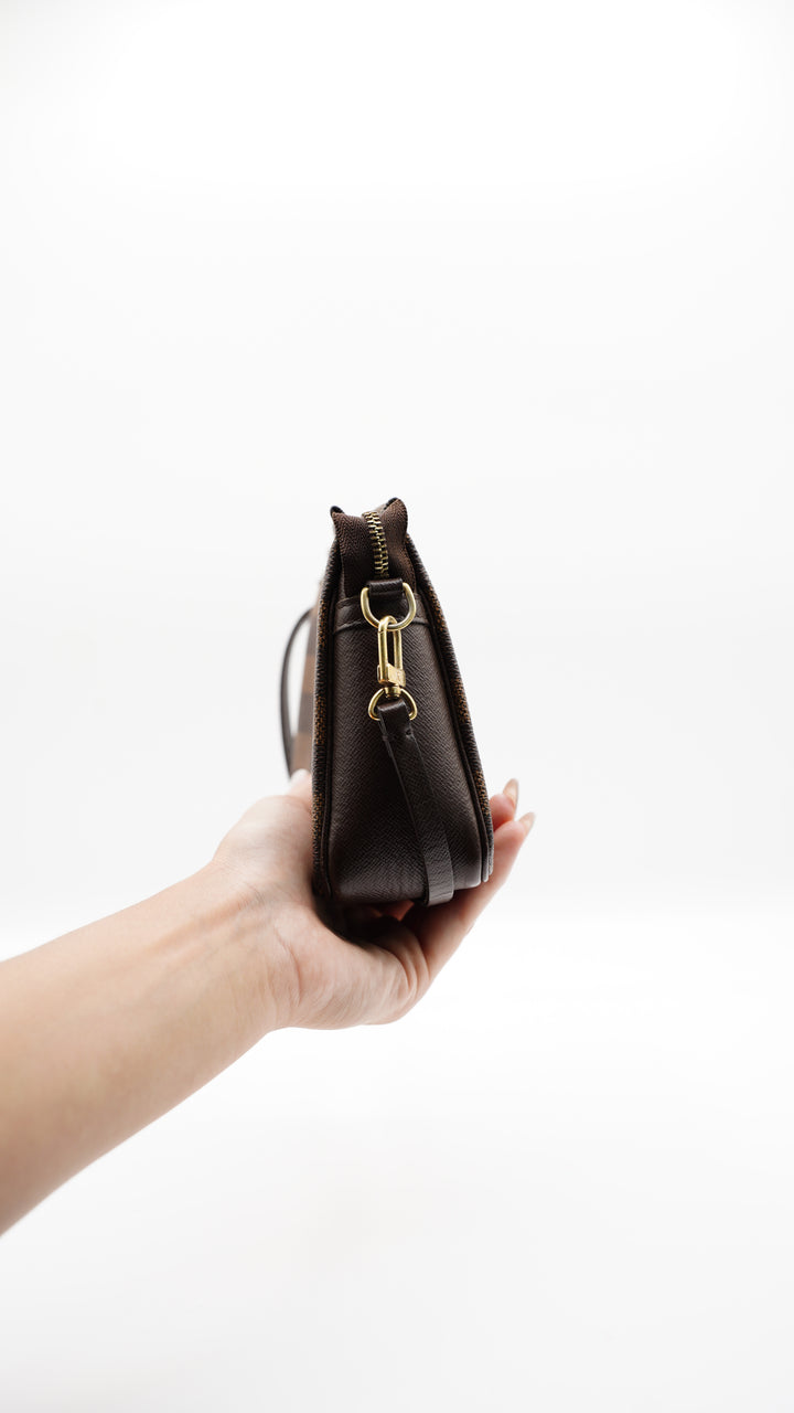 Louis Vuitton Damier Trousse Make-up Pouch Shoulder Bag #123
