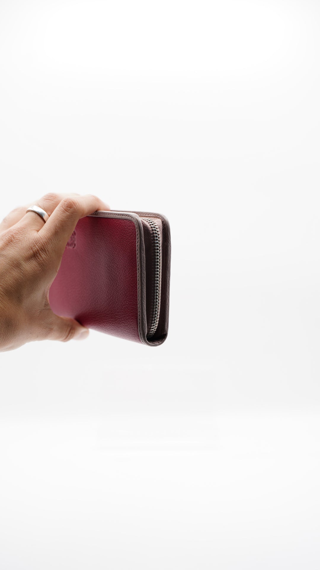Loewe Calf Leather Long Zippy Wallet Magenta #125