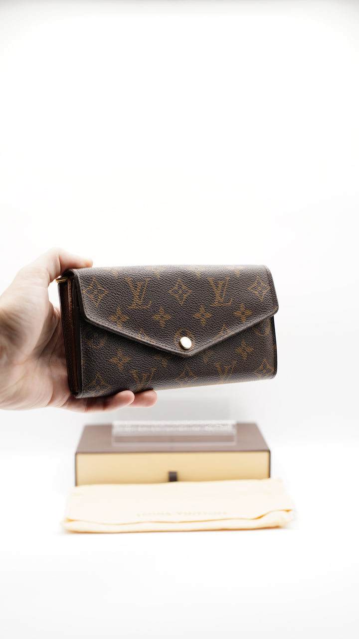 Louis Vuitton Monogram Envelope Sarah Long Wallet w/Full Inclusion #126