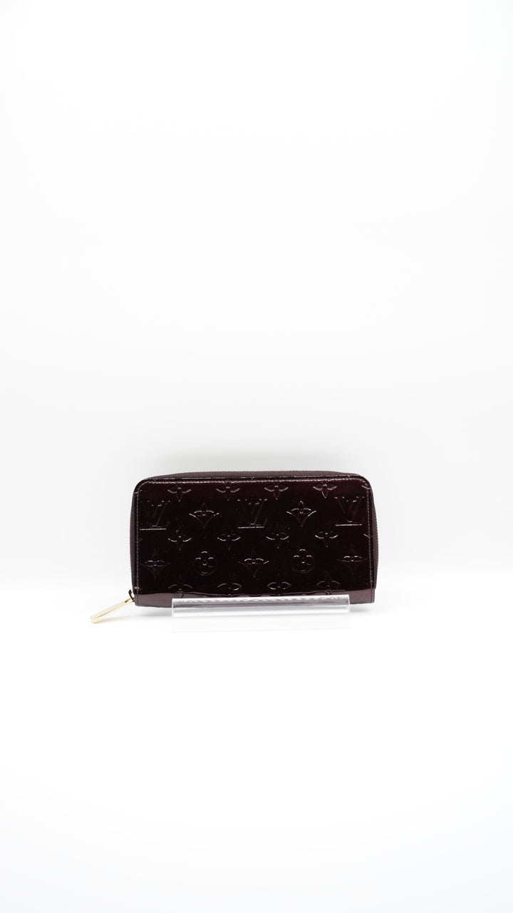Louis Vuitton Vernis Monogram Long Zippy Wallet Amarante #132