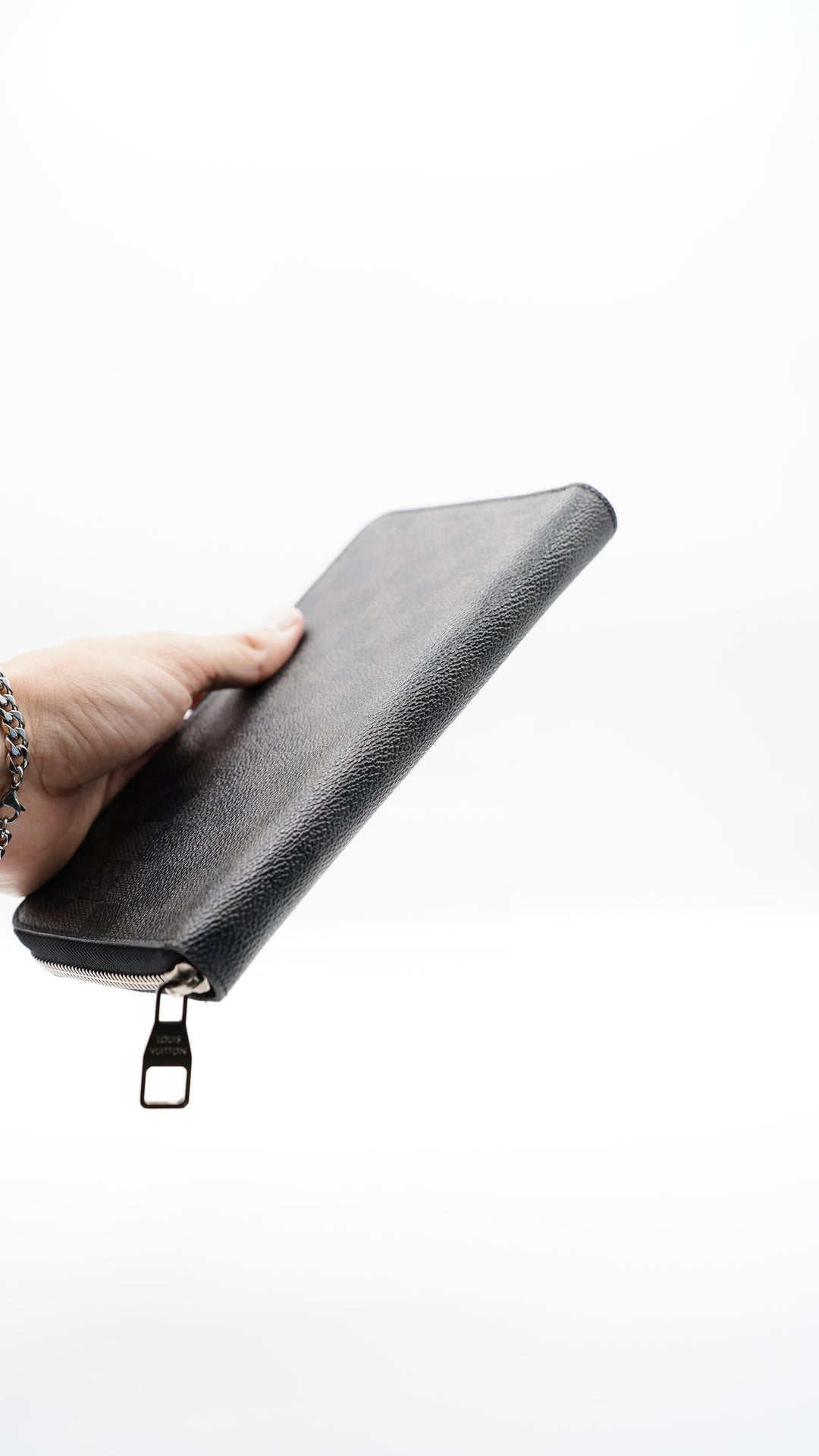 Louis Vuitton Damier Graphite GM Zippy Organizer Long Wallet #133