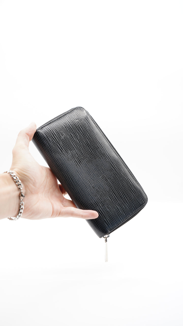 Louis Vuitton Epi Black Long Zippy Wallet #135