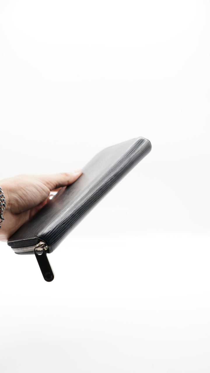 Louis Vuitton Epi Black Long Zippy Wallet #135