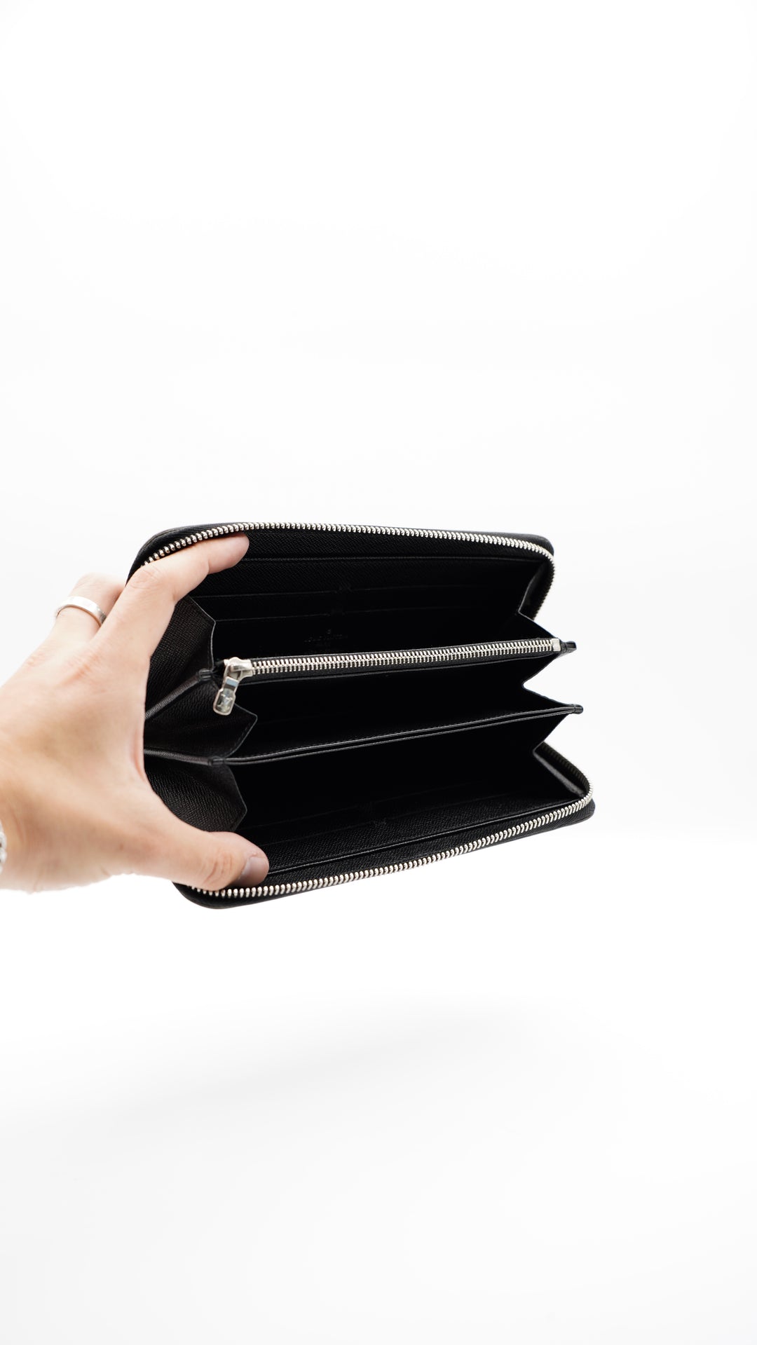 Louis Vuitton Epi Black Long Zippy Wallet #135