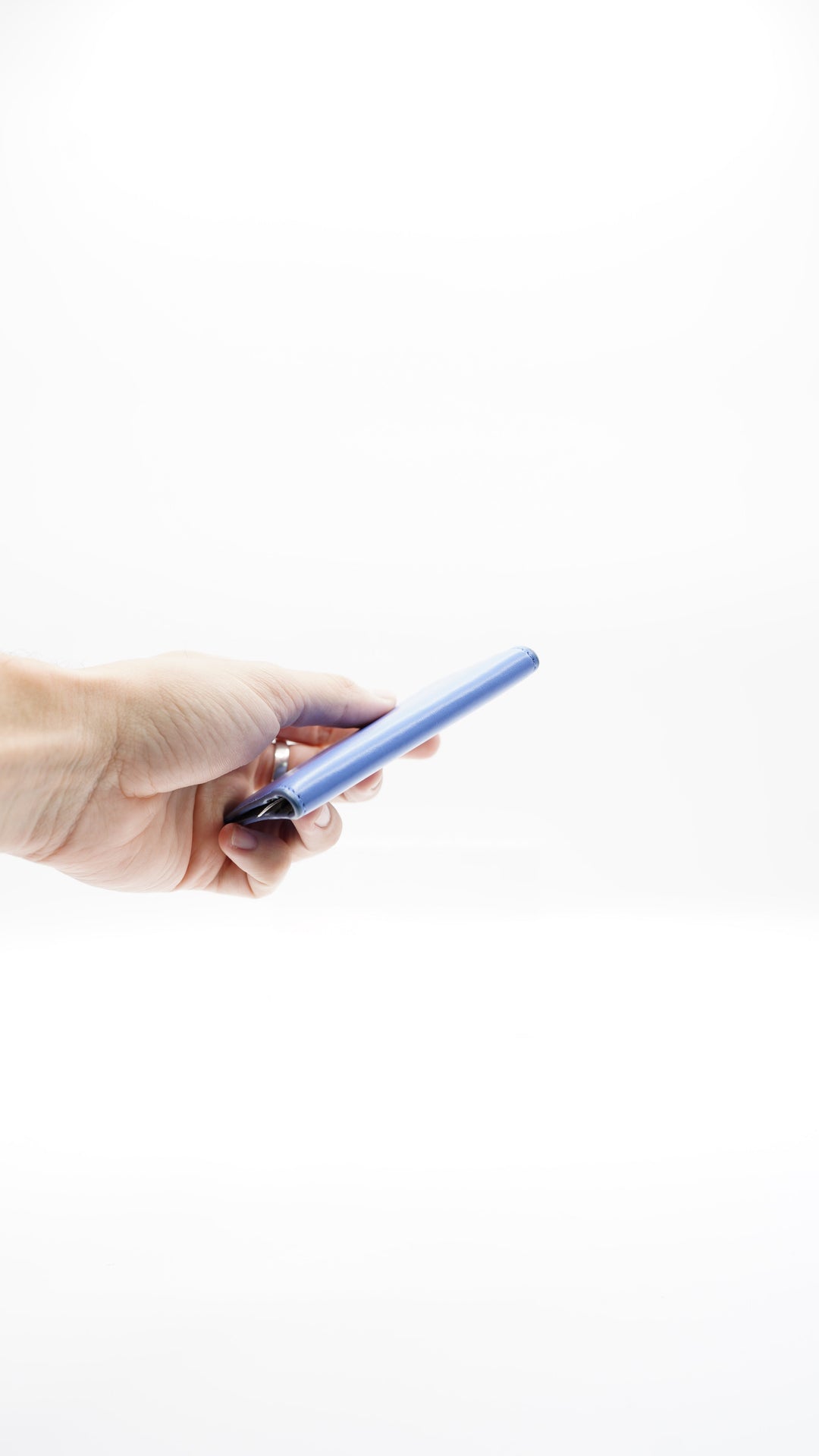 Loewe Leather Card Case Wallet Blue SS15