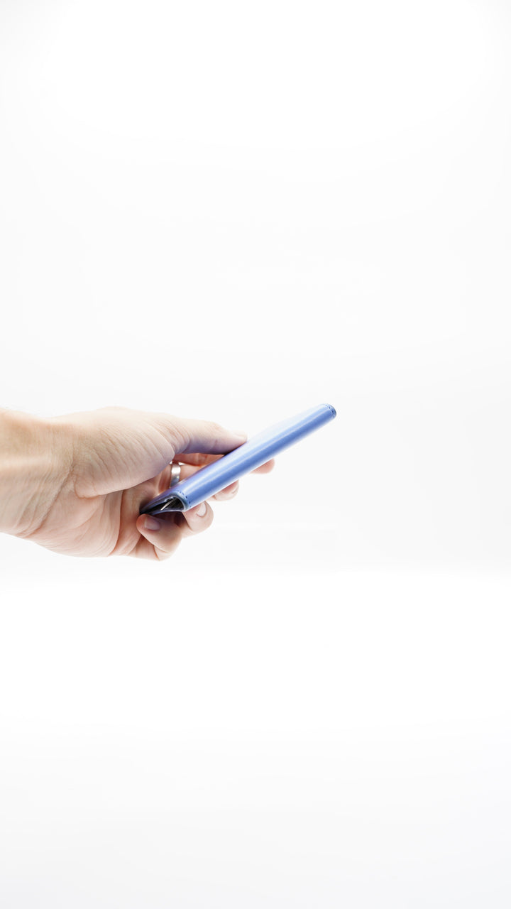 Loewe Leather Card Case Wallet Blue SS15