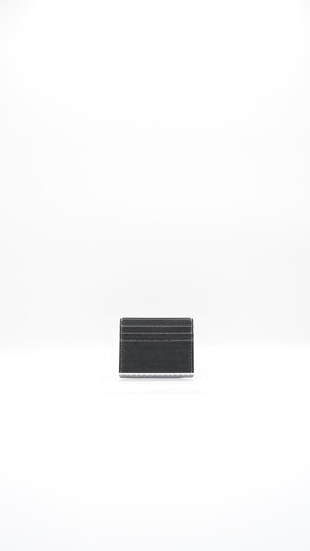 Dior Saddle Leather Card Holder Black SS25
