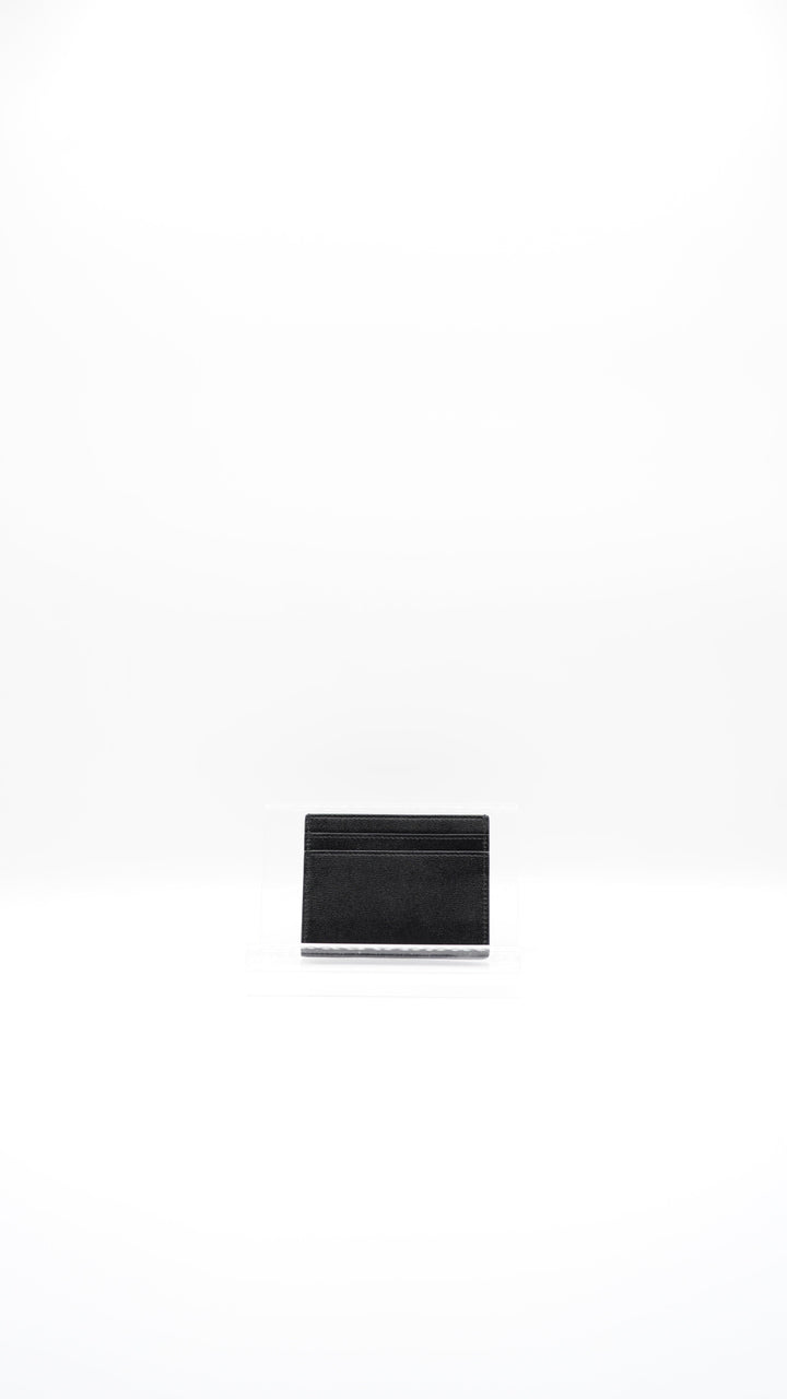 Saint Laurent Leather Card Holder Black SS16
