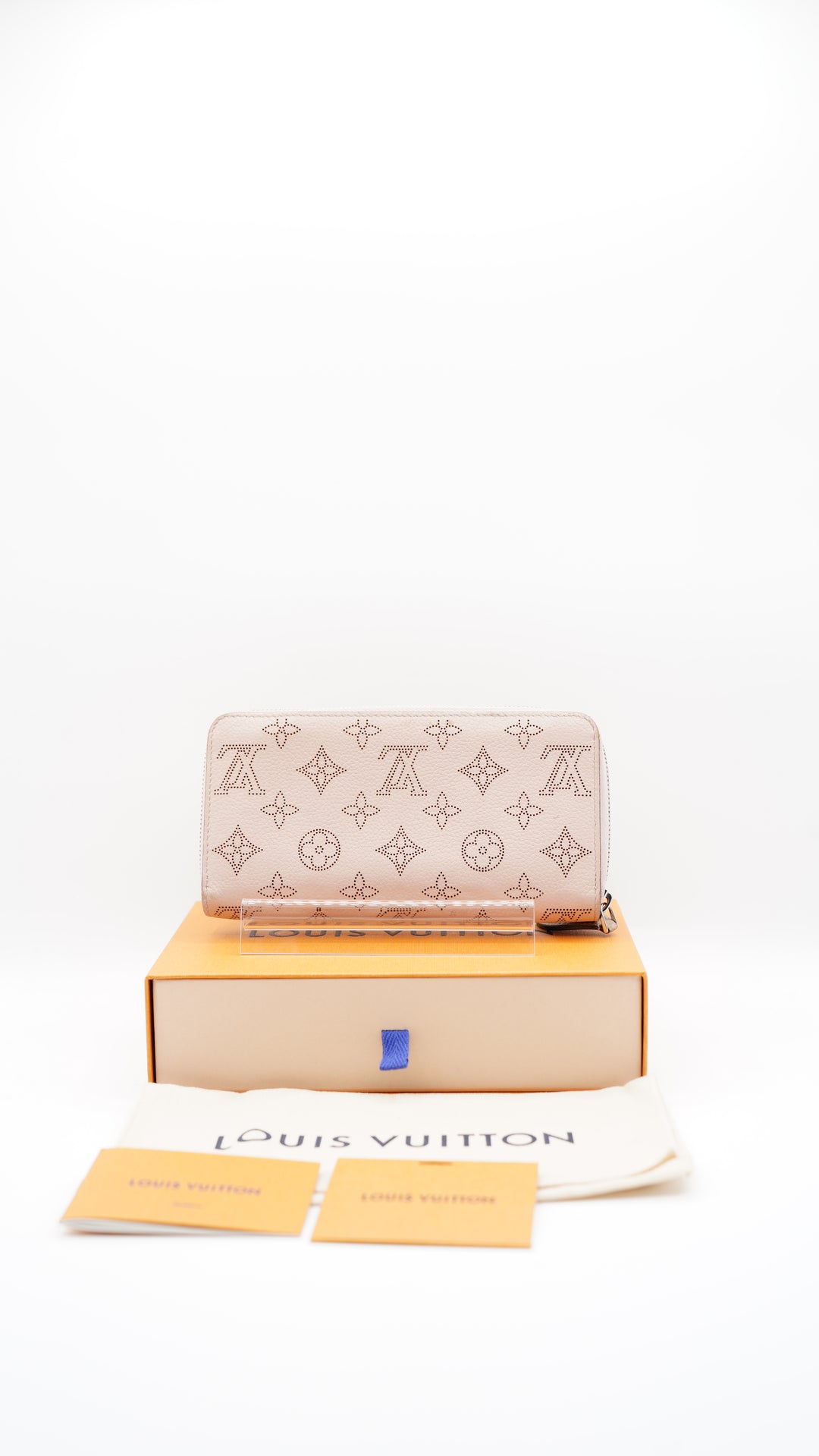 Louis Vuitton Monogram Mahina Long Zippy Wallet Pink w/Full Inclusion DE2