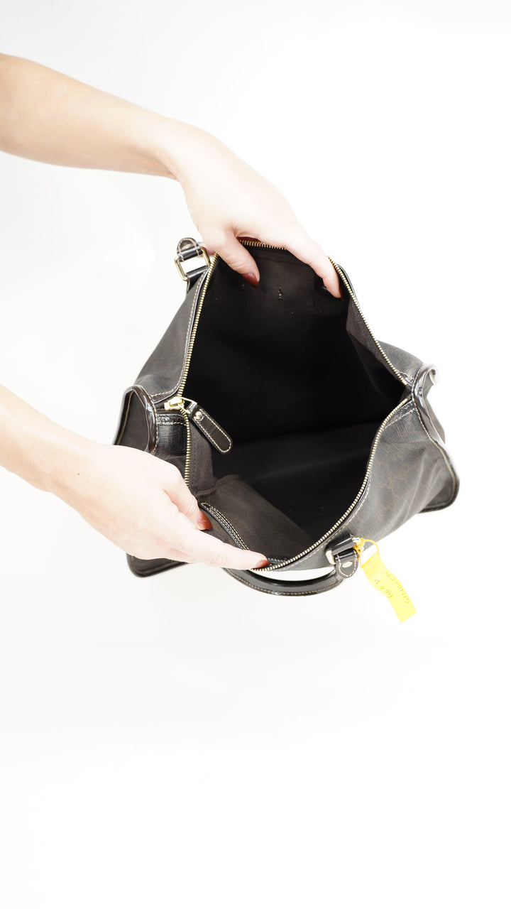 Gucci GG Supreme Business Bag Brown #244