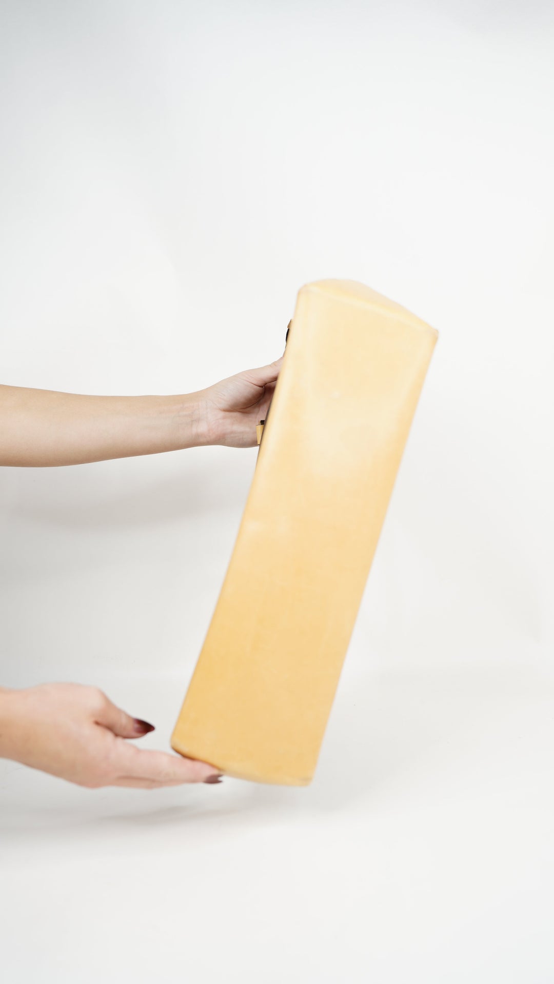 Celine Macadam Leather Shoulder Bag Brown #369